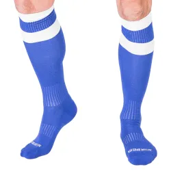 Barcode Berlin Chaussettes Football Socks Bleu-Blanc